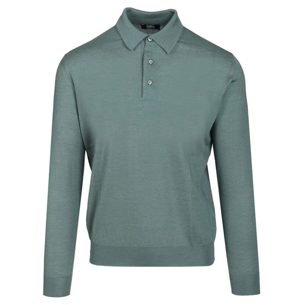 Fedeli Men Long-Sleeved Polo Shirt